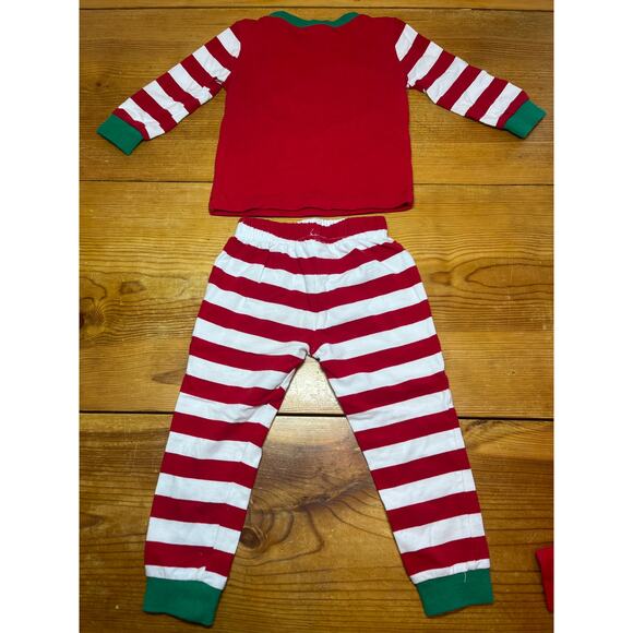 Blanks Boutique Christmas Pajamas Girls Pjs Size 18 Months V Initial - Picture 5 of 5